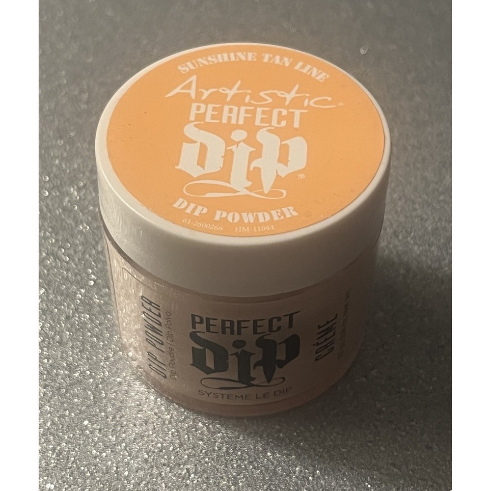 Artistic Perfect Dip Powder Sunshine Tan Line 266 Yellow Orange New 0.8oz